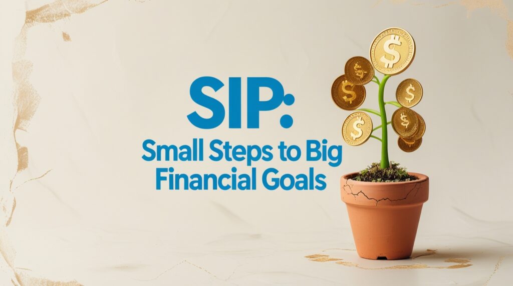 SIP is a Small Step to the Big Financial Goals